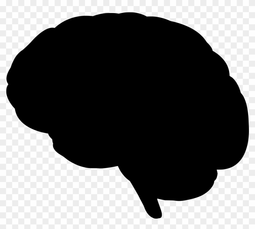 Brain Profile Optimized Silhouette Icons Png - Brain Silhouette #183714