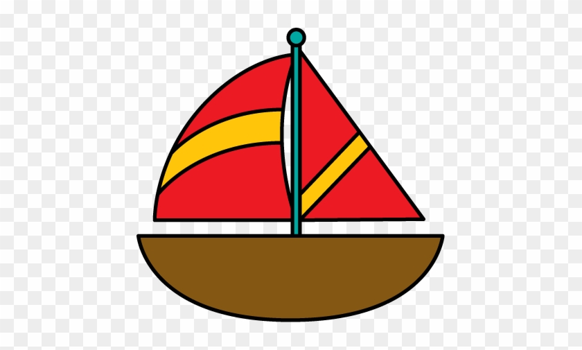 brown sailboat clip art