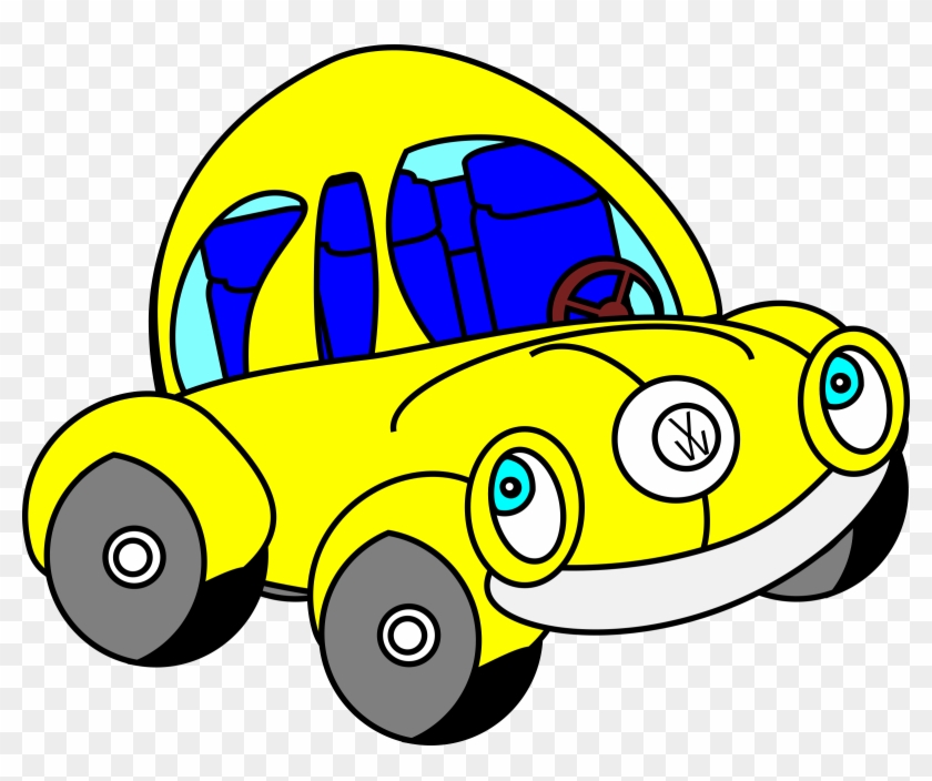 Happy Beatle Clipart, Vector Clip Art Online, Royalty - Happy Vw Beetle #183736