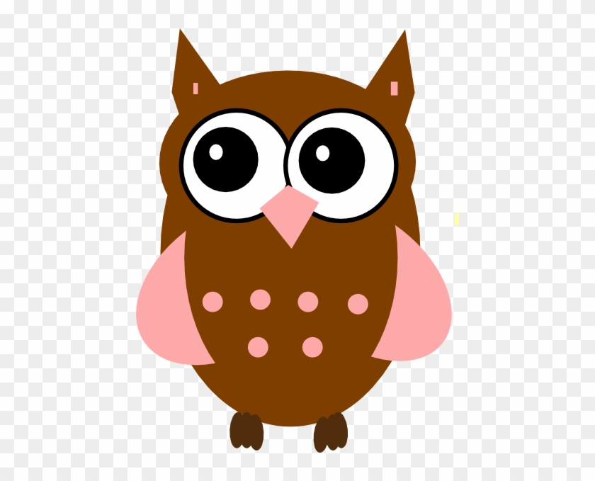 Pink Owl Clip Art At Clker Com Vector Clip Art Online - Owl Kartun #183747