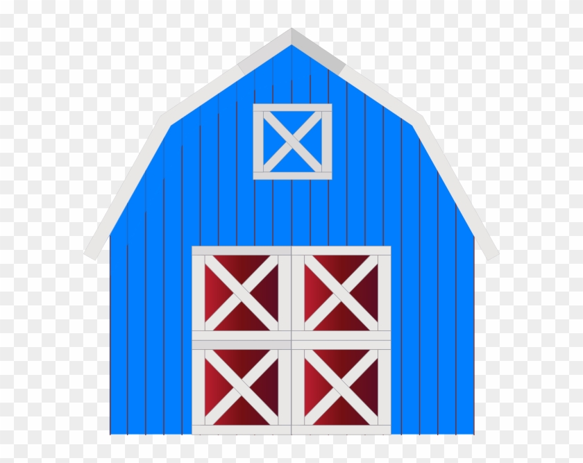 Blue Barn Clip Art - Red Barn #183756