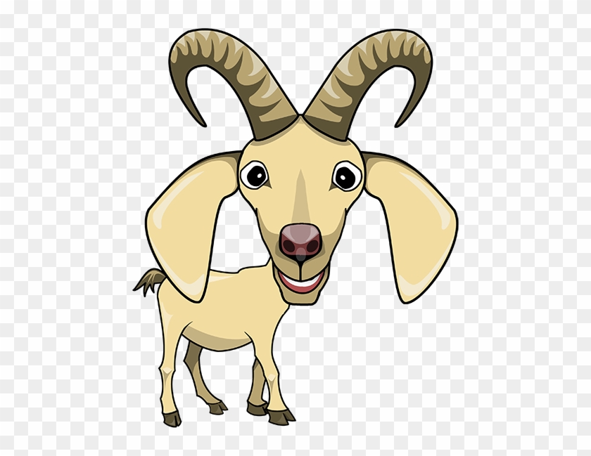 Goat Clipart Transparent Background - Goat Cartoon Transparent Background #183788