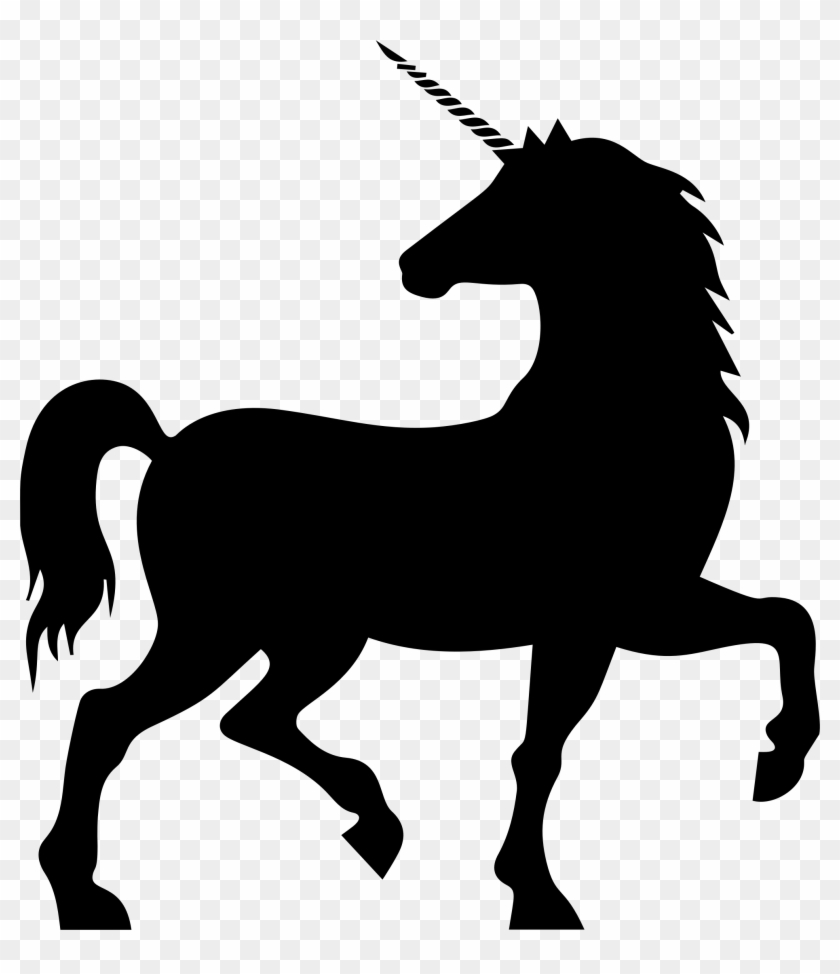 Clipart Unicorn Silhouette - Silhouette Of A Unicorn #183846