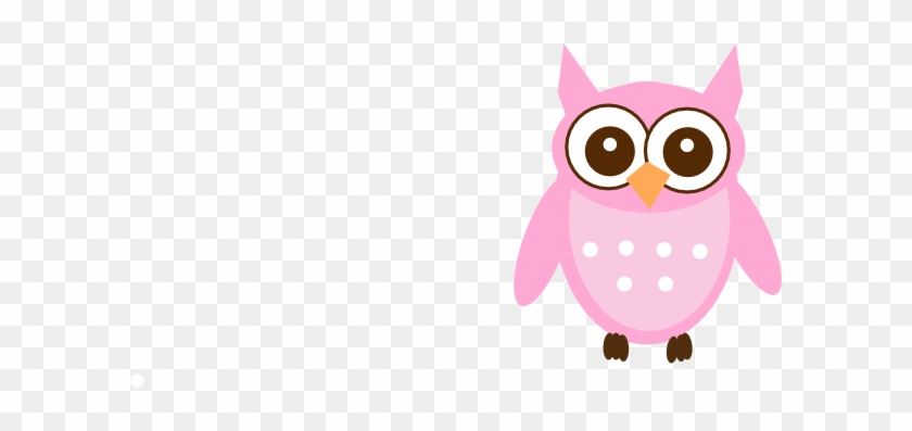 Cute Pink Owl Clip Art - Cute Pink Owl #183847