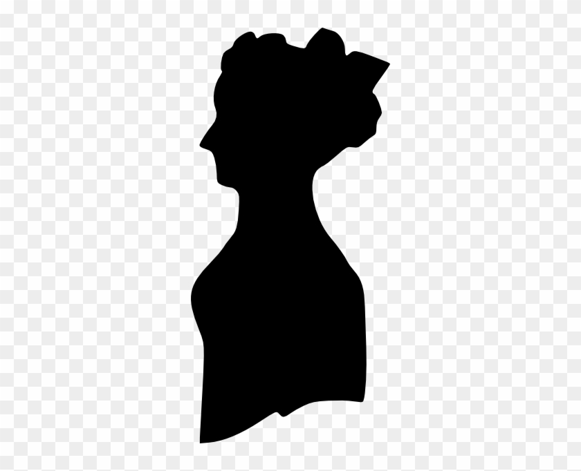 Woman Silhouette Clip Art - Silhouette Of A Old Woman #183848