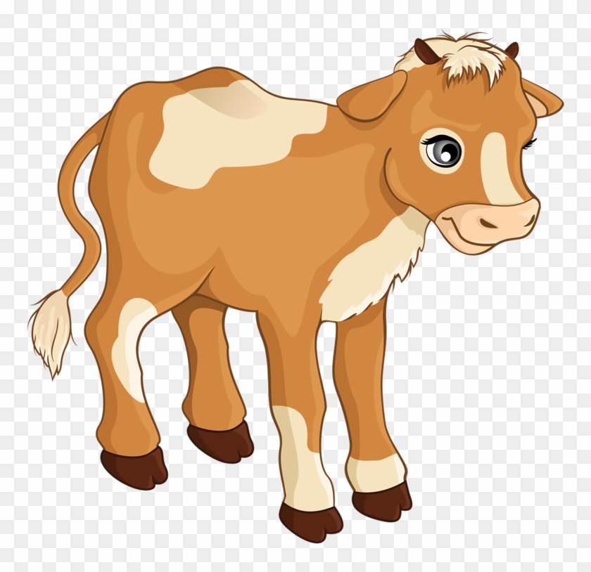 Cow Artfarm Animalscartoon - Clip Art Calf #183864