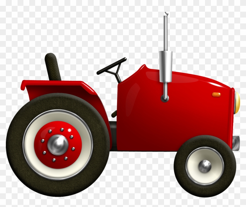 Clipart Boy, Tractor Clipart, Farm Life, Farms, Clip - Tractor Rojo Png #183865