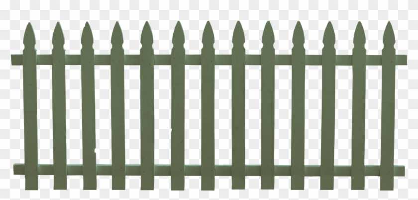 Printable Picket Fence Clip Art - White Picket Fence Transparent #183924
