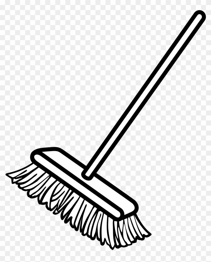 Broom Clipart The Cliparts Clipartbarn - Broom Black And White #183935
