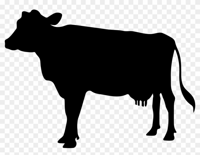 Cow Png - Animal Silhouettes Png #183936