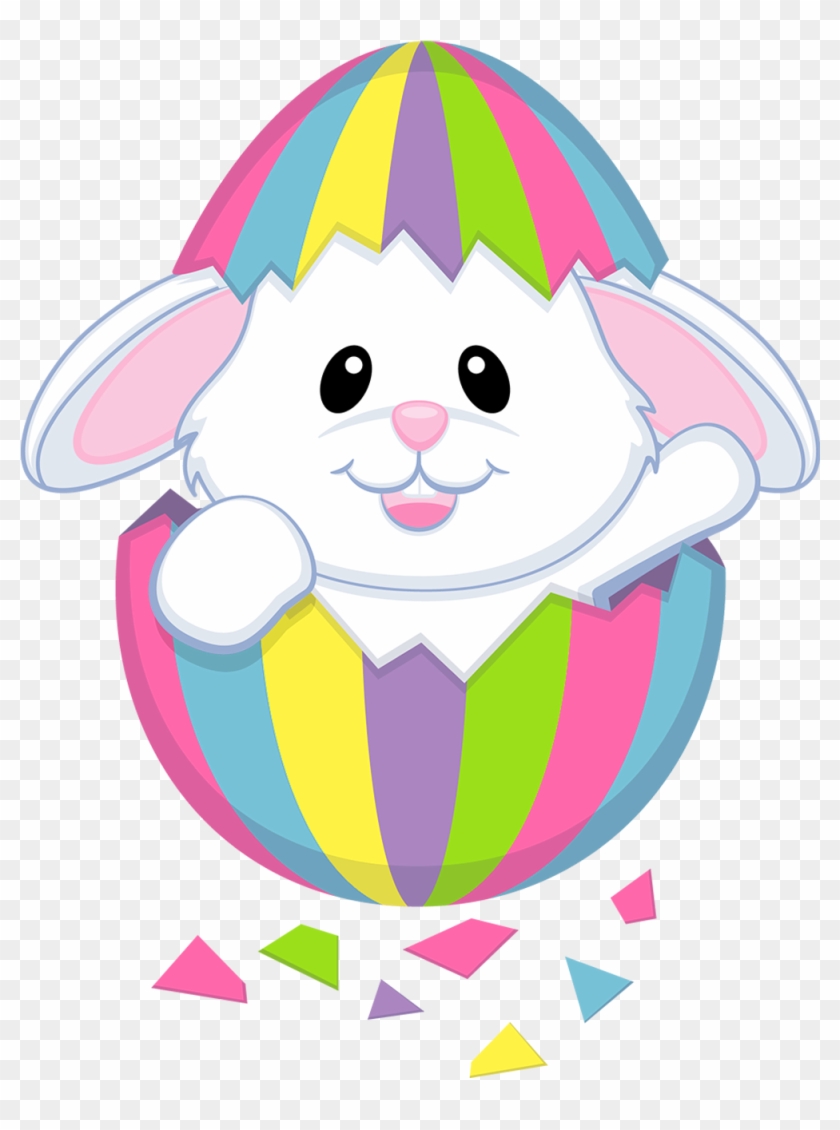 Cute Face Bunny Clip Art Rabbit Animals - Cute Easter Bunny Clipart #183942