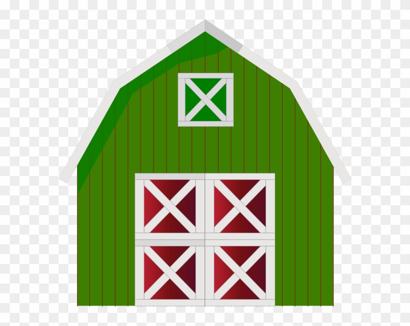Green Barn Clip Art At Clker - My Barn Throw Blanket #183963