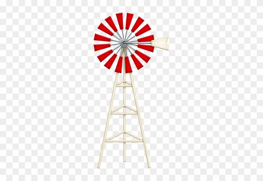 On The Farm - Farm Windmill Clip Art #184001
