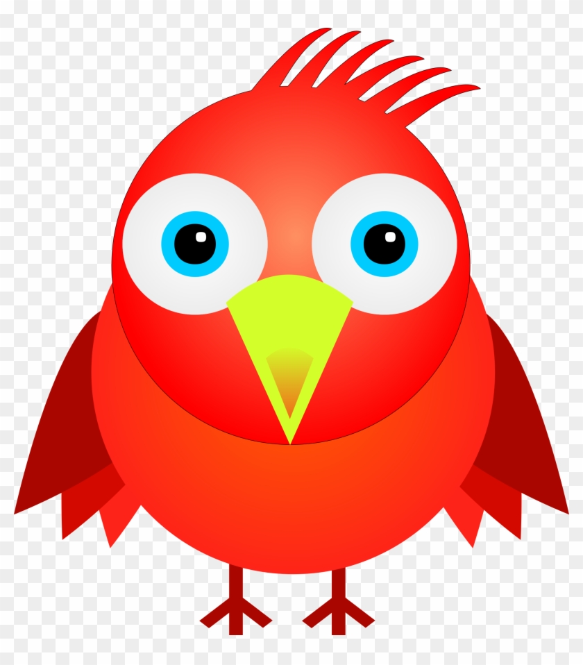 Big Image - Clip Art Red Bird #184161