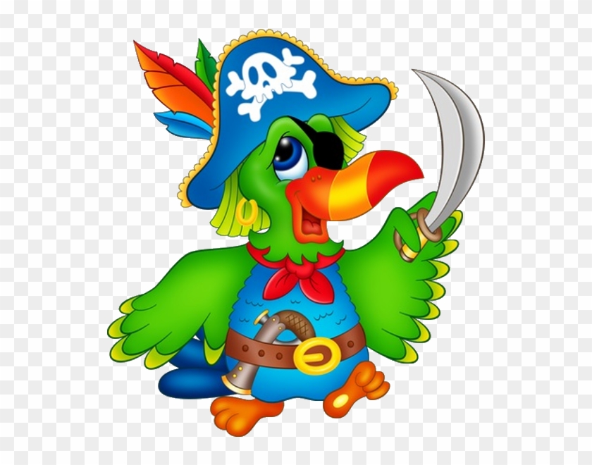 Funny Cartoon Bird Image 12 - Loro Pirata Animado #184178