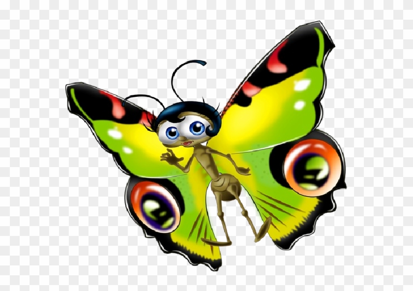 Funny Cartoon Butterfly Images - Dessin De Papillon Rigolo #184229