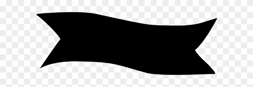 Banner Black Clip Art - Banner Vector Black Png #184283