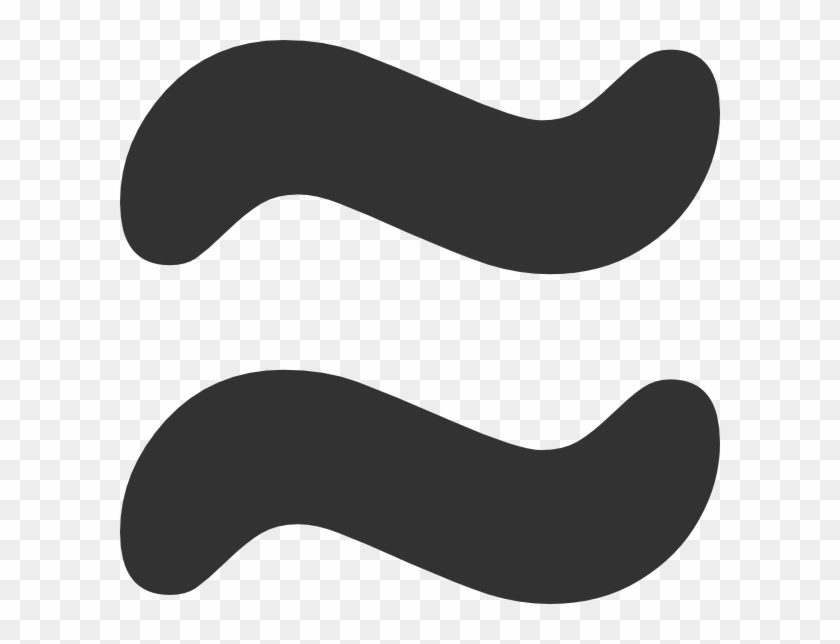 Wavy Line Clipart - 2 Wavy Lines Symbol #184287