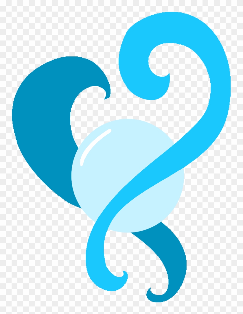 Water Drop Clipart Cutie Mark - Mlp Water Cutie Mark #184369