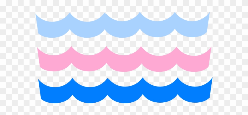 Wave - Pink Waves Clipart #184392