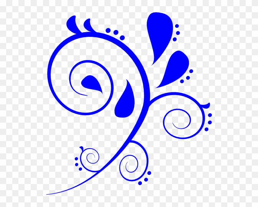 Blue Swirl Png - Free Paisley Clip Art #184533