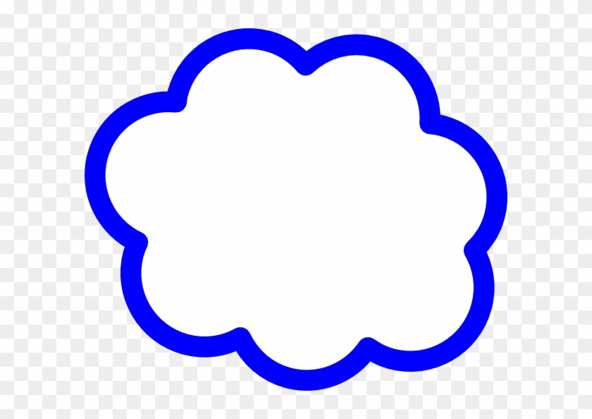 Blue Cloud Clip Art - Cloud Clip Art #184548