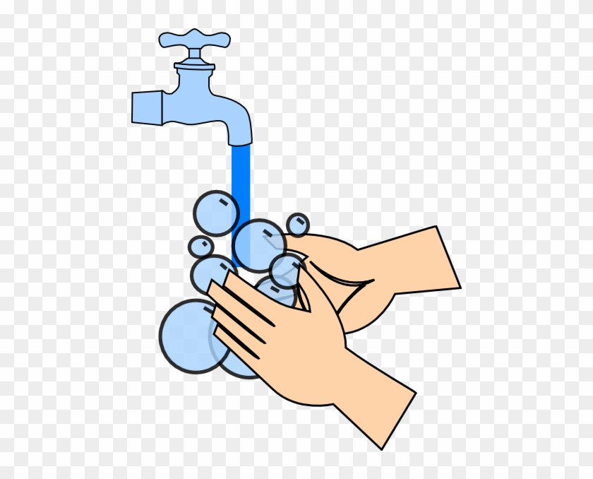 Hand Clipart Animated - Wash Your Hands With Soap And Water #184709