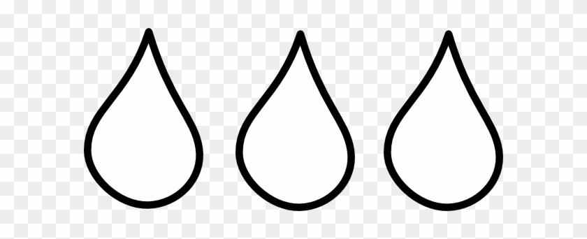 Droplet Clipart - Water Drops Clipart Black And White #184720