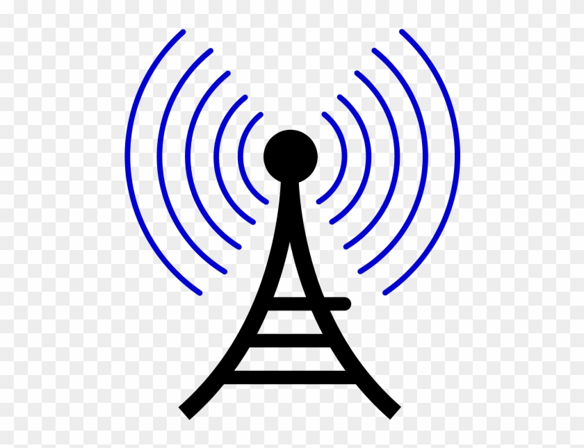 Free Vector Radio Wireless Tower Cor - Os Map Symbols Radio #184777