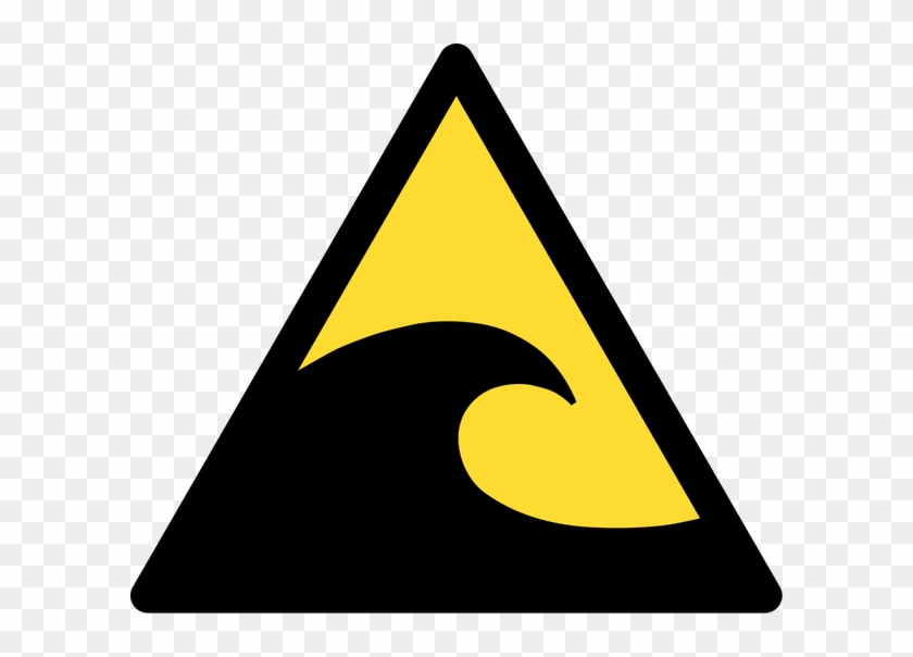 Tsunami Warning Sign - Tsunami Sign #184931