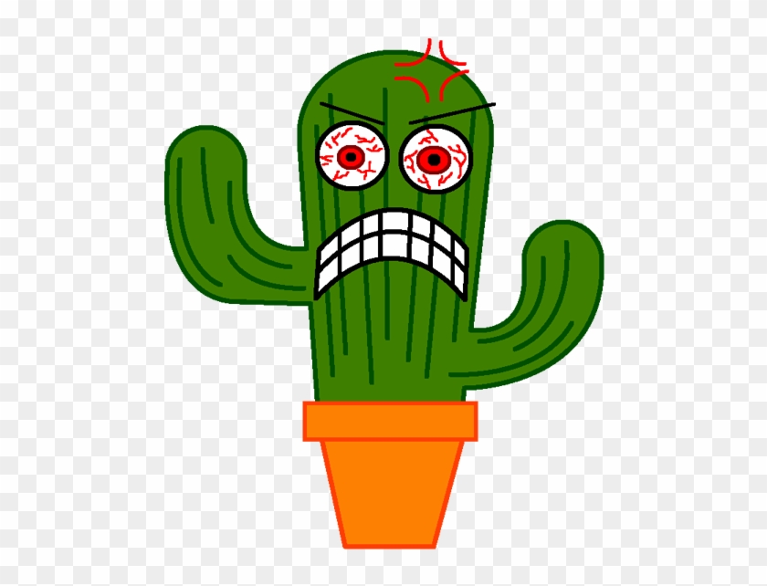 Cartoon Desert Clipart - Cactus Animation #184995