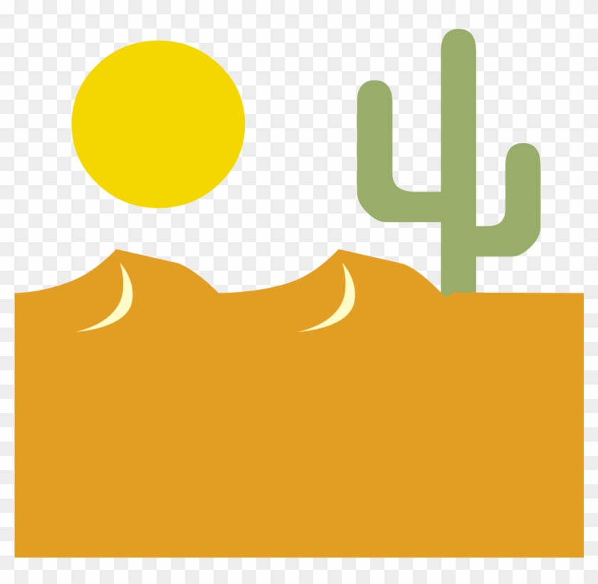 Desert Clipart Transparent - Desert Stencil #185034