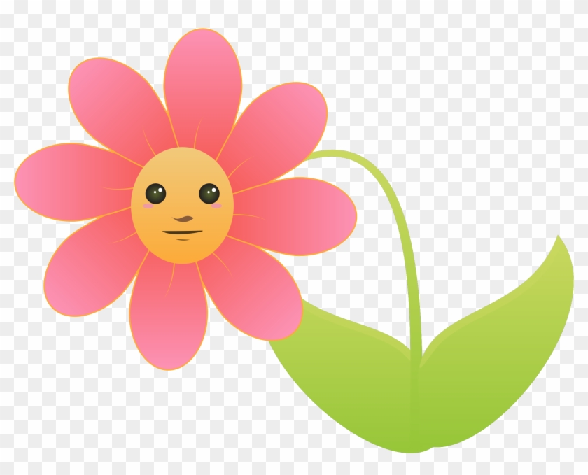 Plant Clipart Face - Flower With Face Clipart #185061