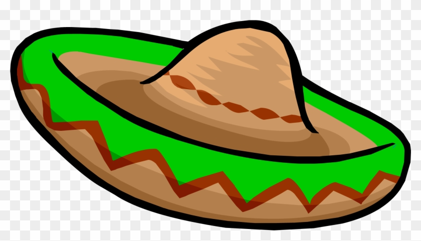 Cartoon Sombrero Mexicano Clipart - Club Penguin Sombrero #185066