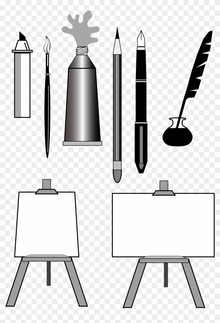 Big Image - Artist Tools Clip Art #185104