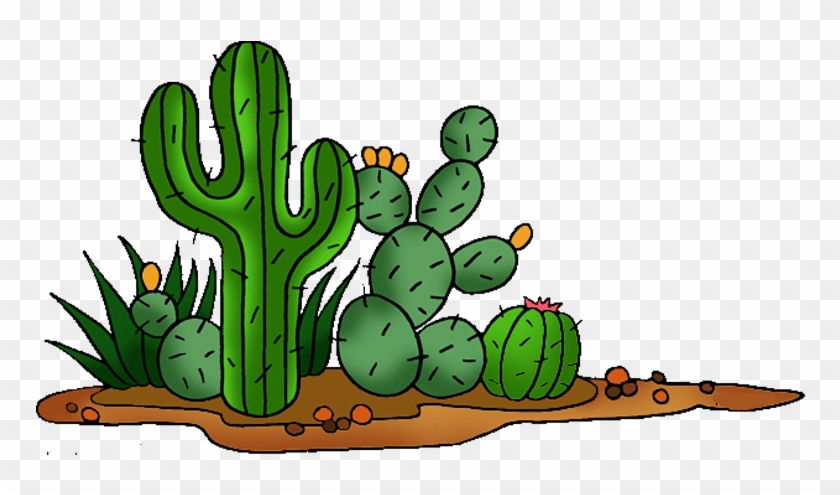 Cactaceae Saguaro Prickly Pear Clip Art - Cactus Clipart #185147