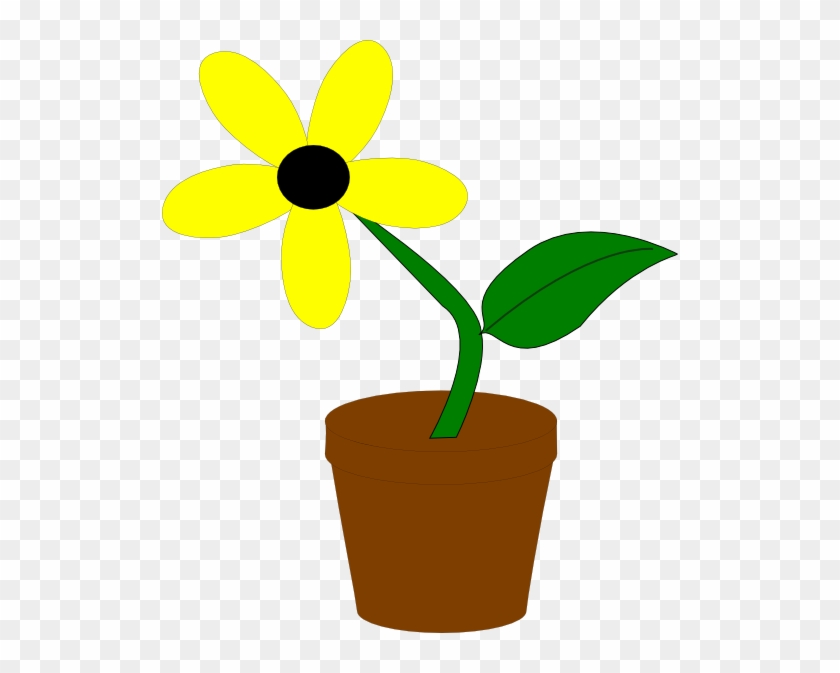 Clipart Flower In Pot #185240