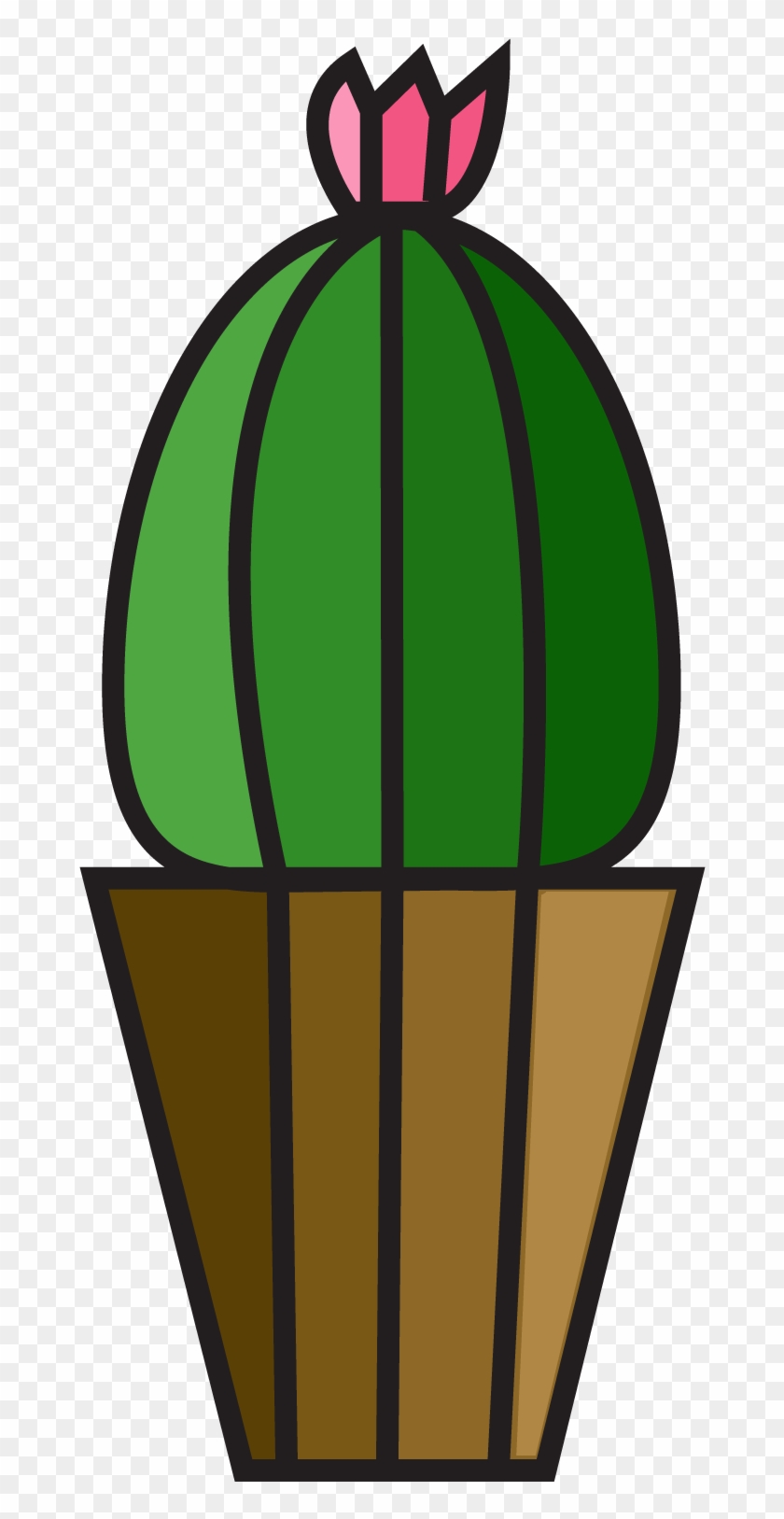 Mammillaria Cactus Flowers Plant Prickly Pear - Cactus Illustration Png #185254