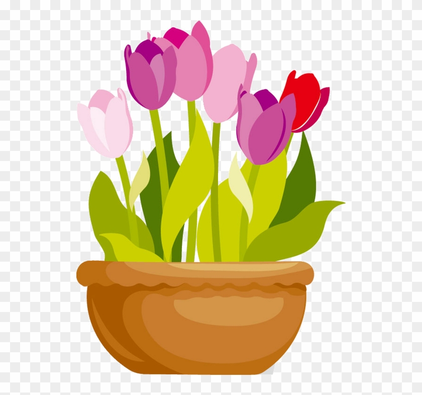 Clip Art - Flower Pot Vector Png #185262