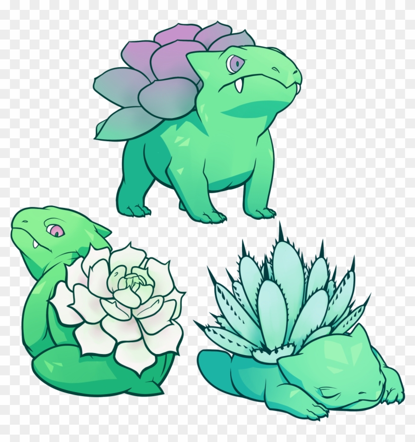 Succulent Ivysaurs Do I Draw Succulents Too Often Maybe - Succulent Ivysaurs Do I Draw Succulents Too Often Maybe #185308