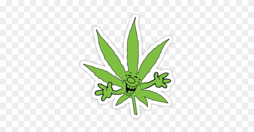 Drawn Pot Plant Animated - Weed Plant Cartoon - Free Transparent PNG Clipar...