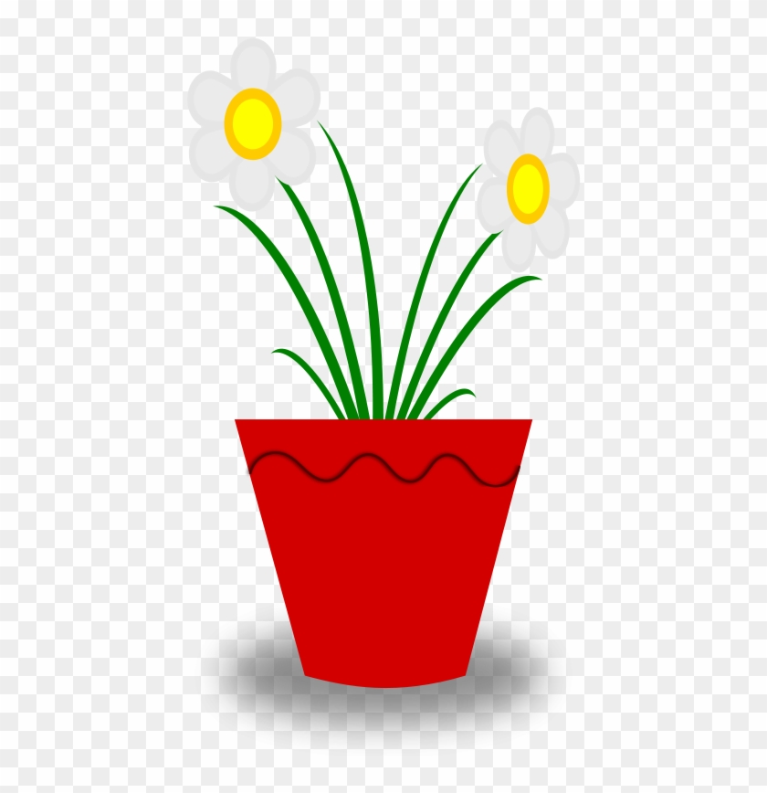 Flowers Pot Clipart - Clip Art #185388