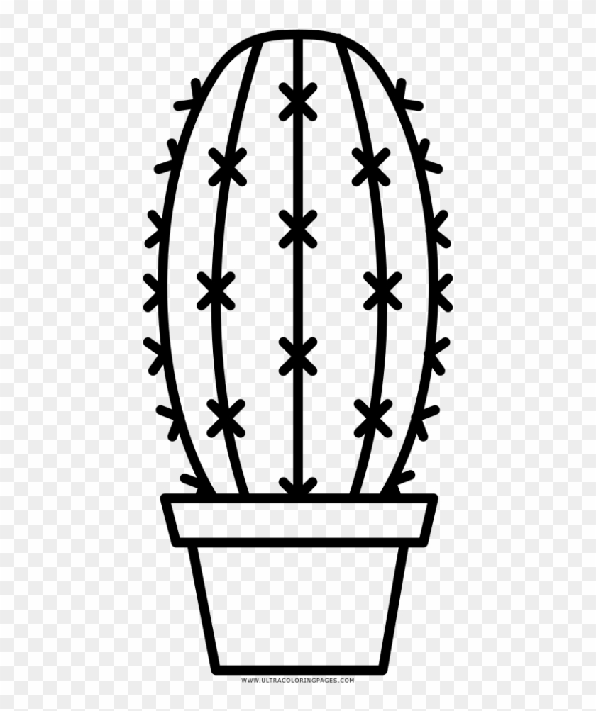 Cactus Coloring Page Ultra Pages Book Cute Saguaro - Black And White Cactus Clip Art #185411
