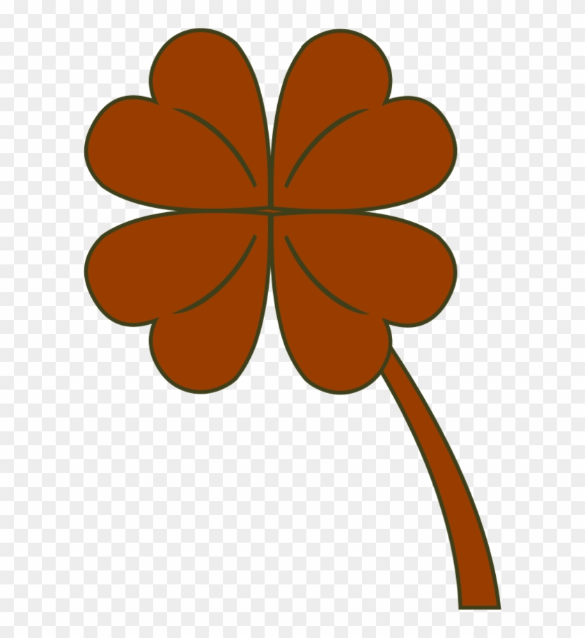 Vector Clip Art - Four Leaf Clover Clip Art #185500