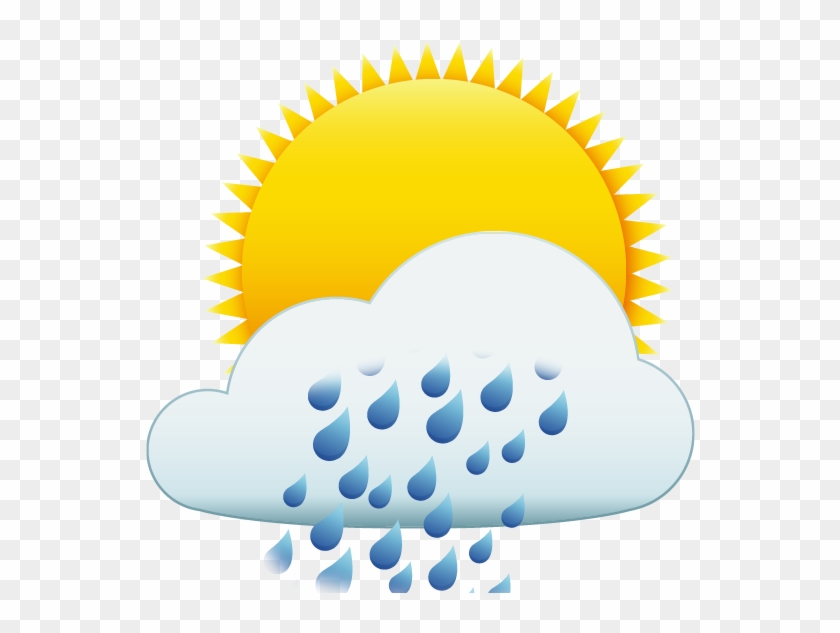 Sunny Partly Cloudy Weather Clip - Illustration #185542