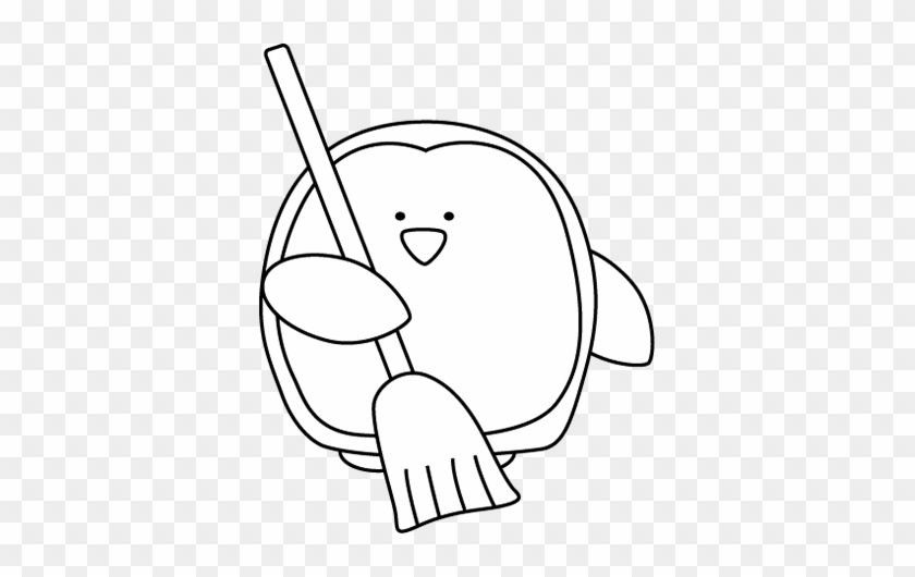 Black And White Penguin Classroom Sweeper - Clip Art - Free Transparent PNG Clipart Images Download Black And White Penguin Classroom Sweeper - Clip Art - Free Transparent PNG Clipart Images Download