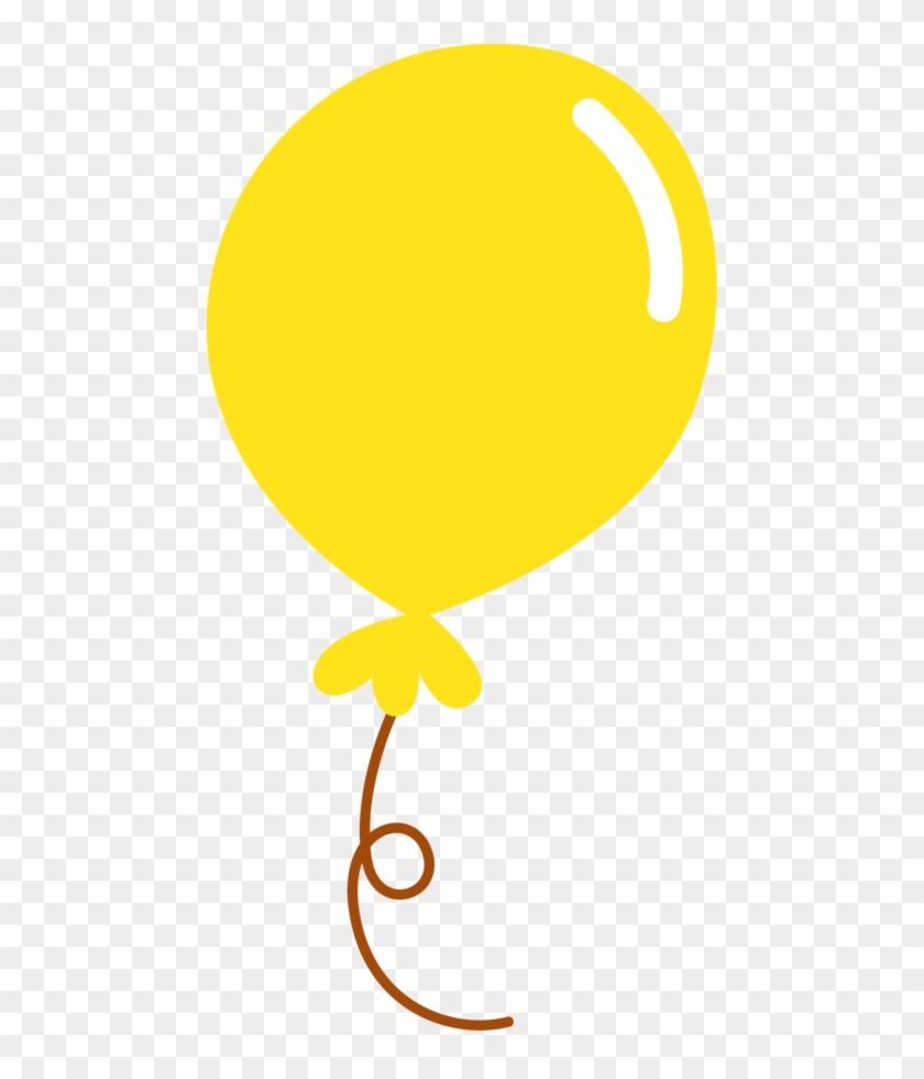 Cards - Yellow Balloons Clipart #185557