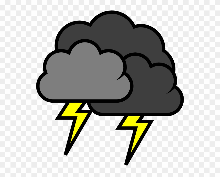 Bad Weather Clipart Free Clipart Images 2 Clipartix - Thunder And Lightning Clipart #185610