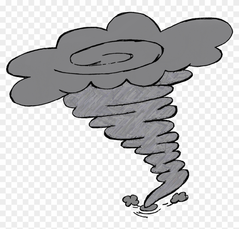 Pin Weather Clipart Black And White - Black And White Tornadoes #185660
