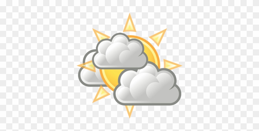 Partly Cloudy Clipart Png - Partly Cloudy Weather Icon #185659